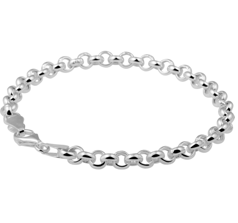 Armband Jasseron schakel  RVS  20-25 cm