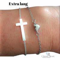 Armband- extra lang -Kruis