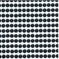 120 Plak Oorbellen- Zwart 5 mm
