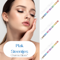 36 oorbellen 12 kleuren plakoorbellen  3 maten