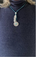 Tibetaans look ketting Turquoise verstelbaar