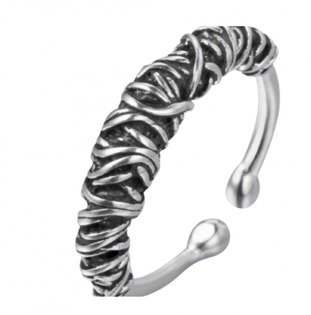 Ring Roop- zilverkleur
