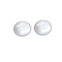 Clip oorbellen Opaal wit 12-20 en 25 mm