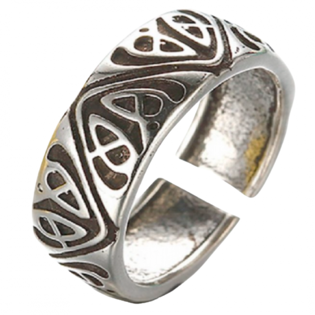 Ring -Azteek- Verstelbaar -Kleine maat-  Tibetaans