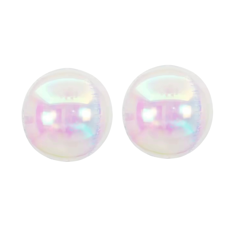 Clip Oorbellen Olie kleur 1.5 cm