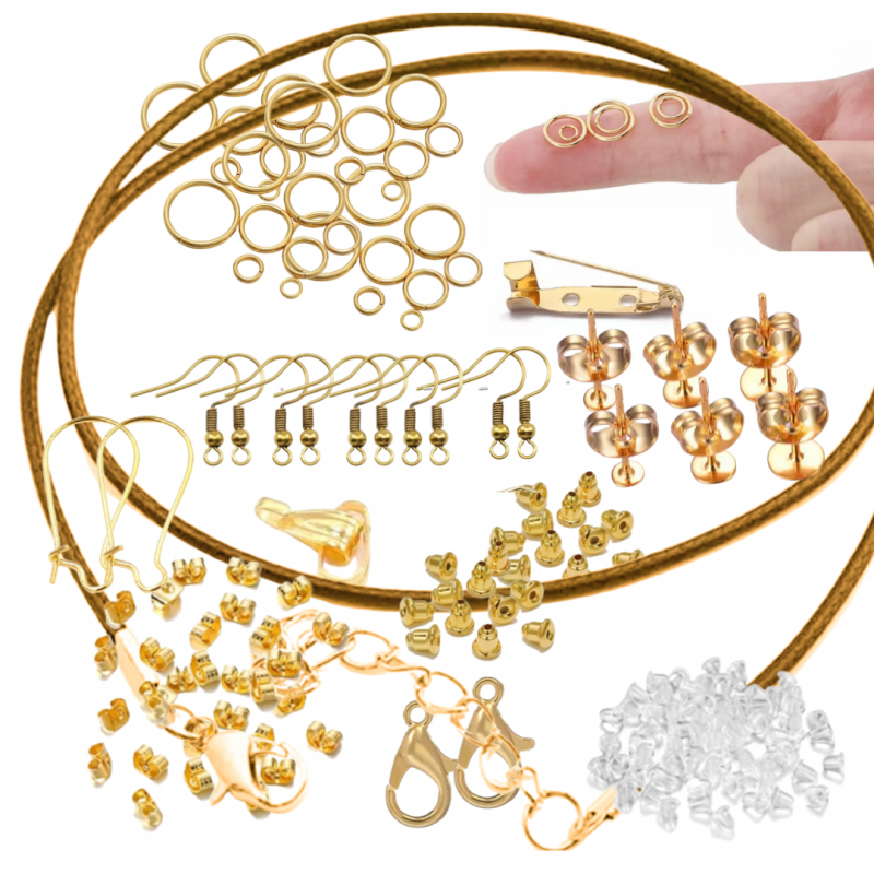 100- Delige set- roest Bruin- Goudkleurig - Sieraden maken