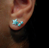 Zilveren oorbellen sterren