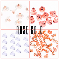 80 Delig- Rose gold-ear backs
