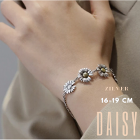 Zilveren armband Daisy 16-19 cm