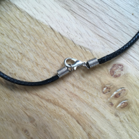 Ketting Bloem zilverkleur