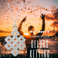 Geluks ketting Infinity  50 cm