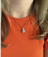 Ketting Josette Zilver Zirkonia  45 cm  Dames