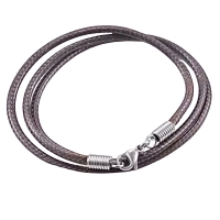 Basic 1 Koordketting  Zwart- Bruin 45- 90 cm