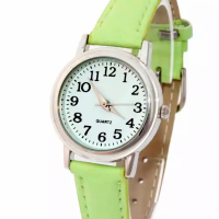 Horloge ster LICHT groen- Smalle Pols