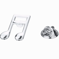 Kledingspeldje broche muzieknoot