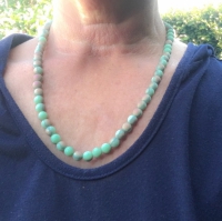 Ketting Groen Frost 55 cm Steen