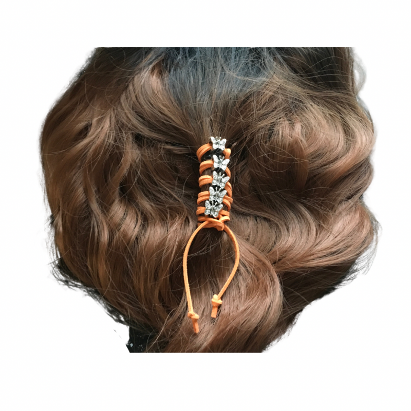 Haarveter-Oranje-Vlinder-Suede