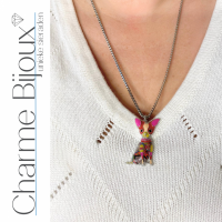 Ketting-chihuahua-Emaille-Roze-Metaal