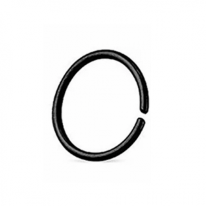 Piercing Oor Ring -Zwart- 10 mm