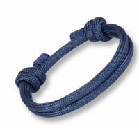 Armband- Midden blauw- Schuif