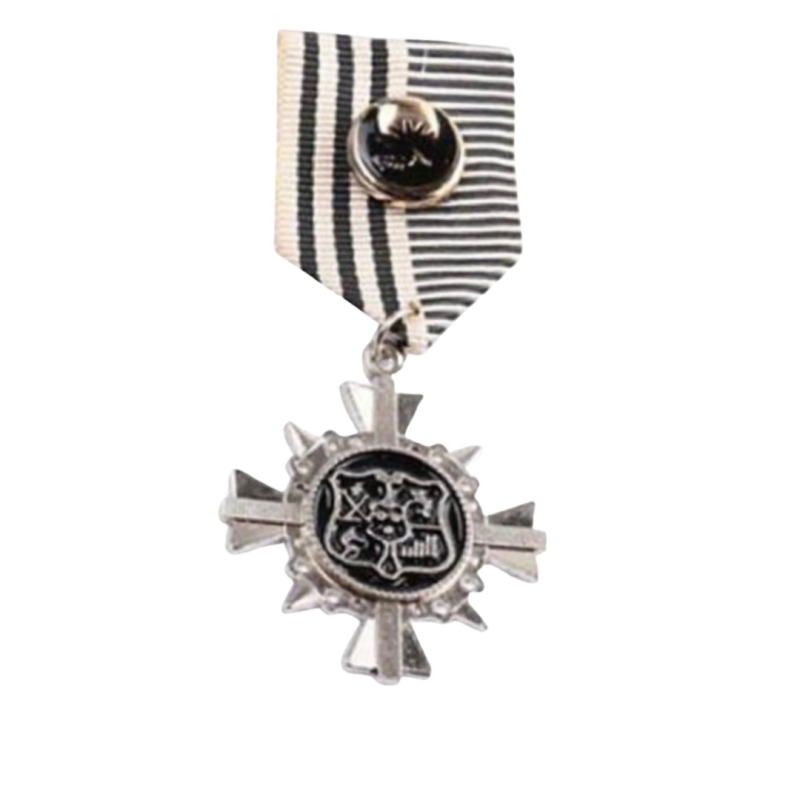 Medaille Speld Zwart beige