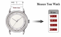 Horlogeband- Leer-20 mm- Roestbruin-Glad- Goudkleurige gesp
