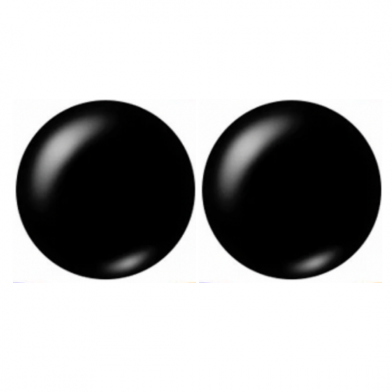 Oorclips-Zwart-2.5 cm-Geen gaatjes-Extra groot