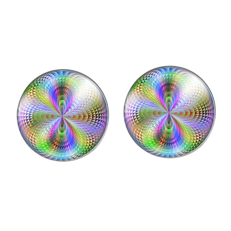 Clip Oorbellen Spiro  2 cmmulti