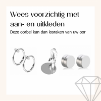 Earcuff wave voor linker oor