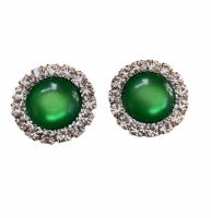 Clip Oorbellen Aafke strass 15 mm