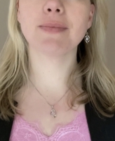 2 Delige set Zsa - Ketting met Lange oorbellen Zilver