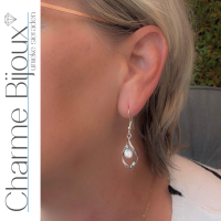 2 Delige set Zsa - Ketting met Lange oorbellen Zilver