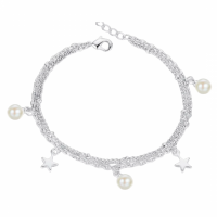 Armband-Zilver-Lieke-Parel-Smalle Pols-16 cm