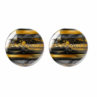 Clip Oorbellen-Amber-2 cm