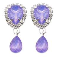 Clip Oorbellen Colatina  Strass Kunststof