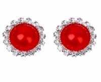 Clip Oorbellen Aafke strass 15 mm