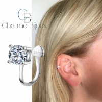 Helix klem Zilver Zirkonia