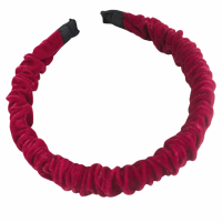 Haarband Fluweel Rood 2.5 cm