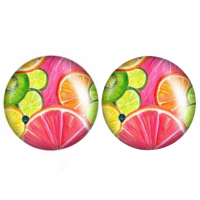 Clip Oorbellen-Tropical-2 cm-Cabochon