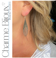 Allergievrije oorbellen zilverkleur druppel