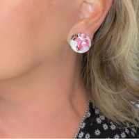 Clipoorbellen  Myra paars roze 2 cm