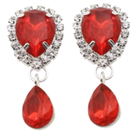 Clip Oorbellen Colatina  Strass Kunststof