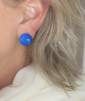 Clipoorbellen blauw 1.5 cm