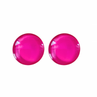 Clip oorbellen zuurstok roze 2 cm