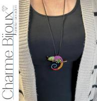 Ketting Kameleon gekleurd verstelbaar
