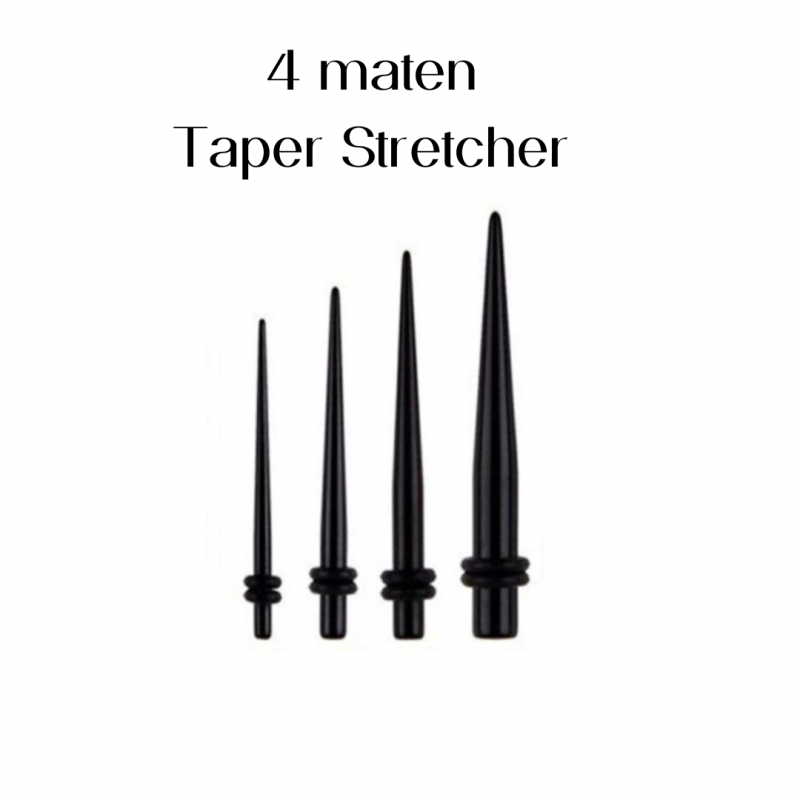 4 maten Taper stretcher 1.6 mm- 3 mm