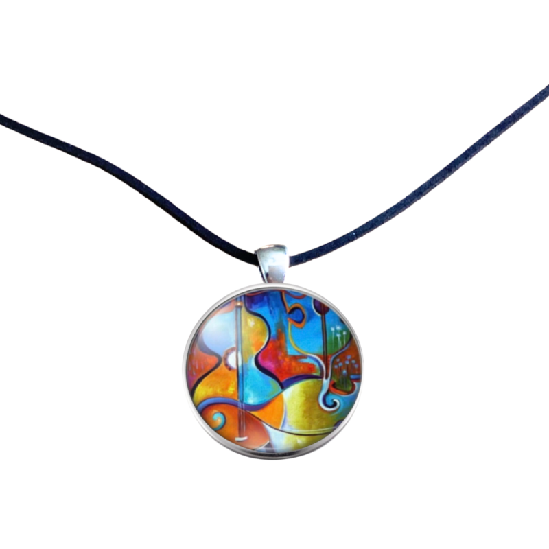 Ketting Rivka gekleurd rood verstelbaar