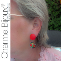Clipoorbellen  Tulp hout rood