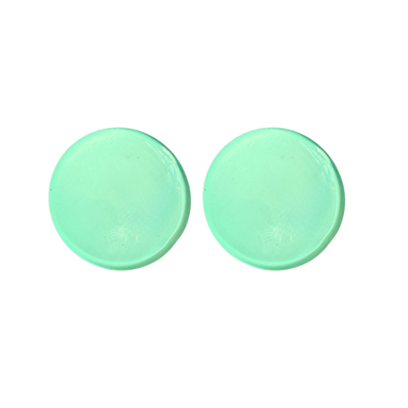 Clip oorbellen Mint groen 2.5 cm