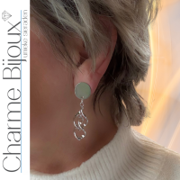 clip oorbellen Madelon zilverkleur